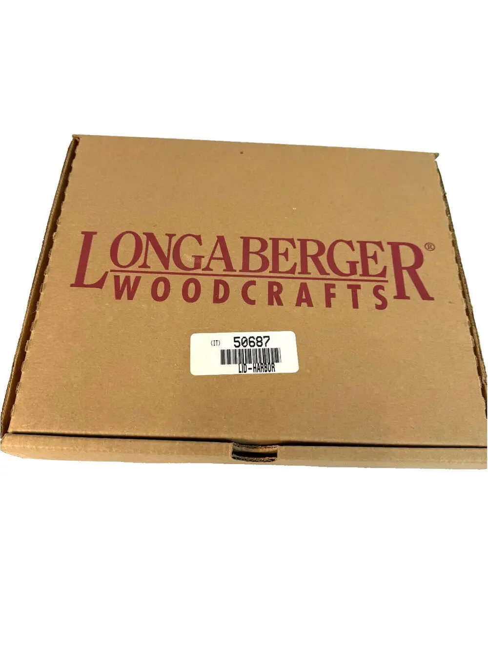 Longaberger Woodcraft Wood Harbor Basket Lid #50687